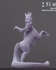 Uni (Unicorn) - Fantastic Creatures - 3d Printed Miniature Sculpted by Cast N Play