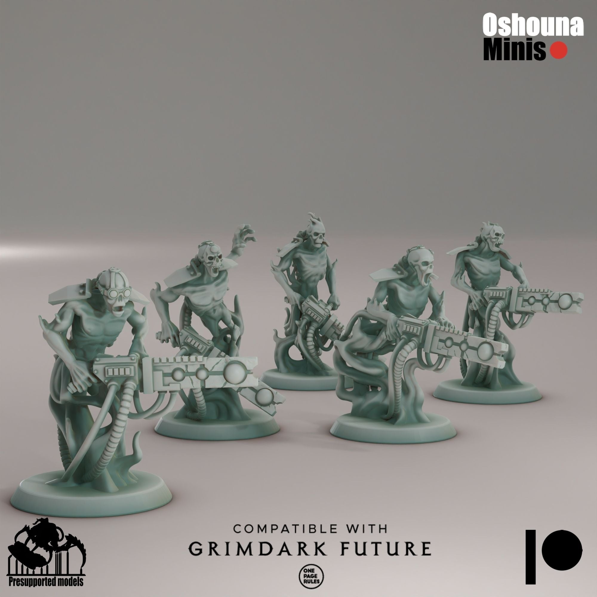 Doomed Empire Warriors - 3d Printed Miniature by OshounaMinis