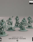 Doomed Empire Warriors - 3d Printed Miniature by OshounaMinis