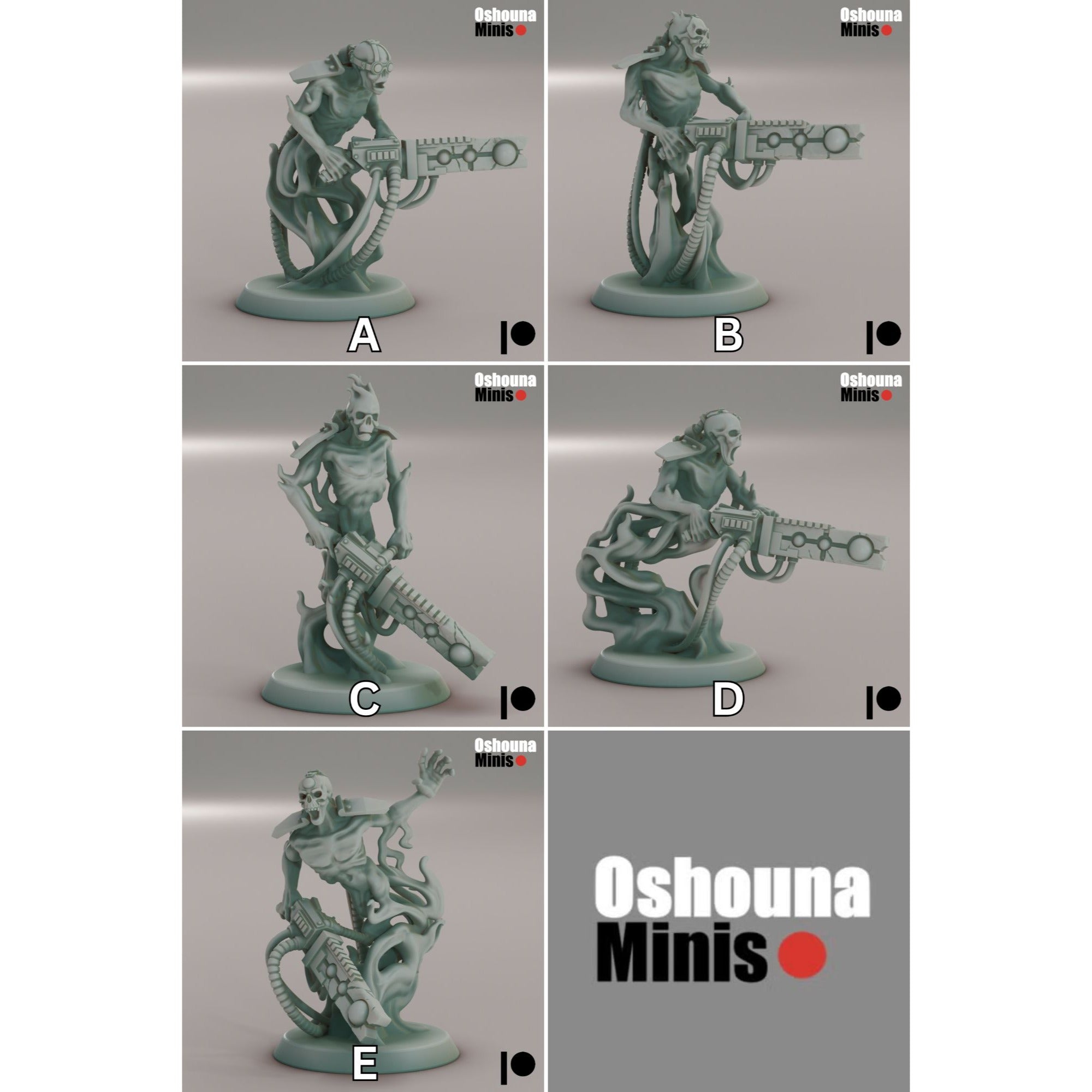 Doomed Empire Warriors - 3d Printed Miniature by OshounaMinis