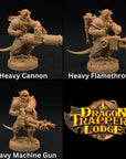 Draxi Soldier Commander - Children of the Flame - 3d Printed Miniature by Dragon Trappers Lodge