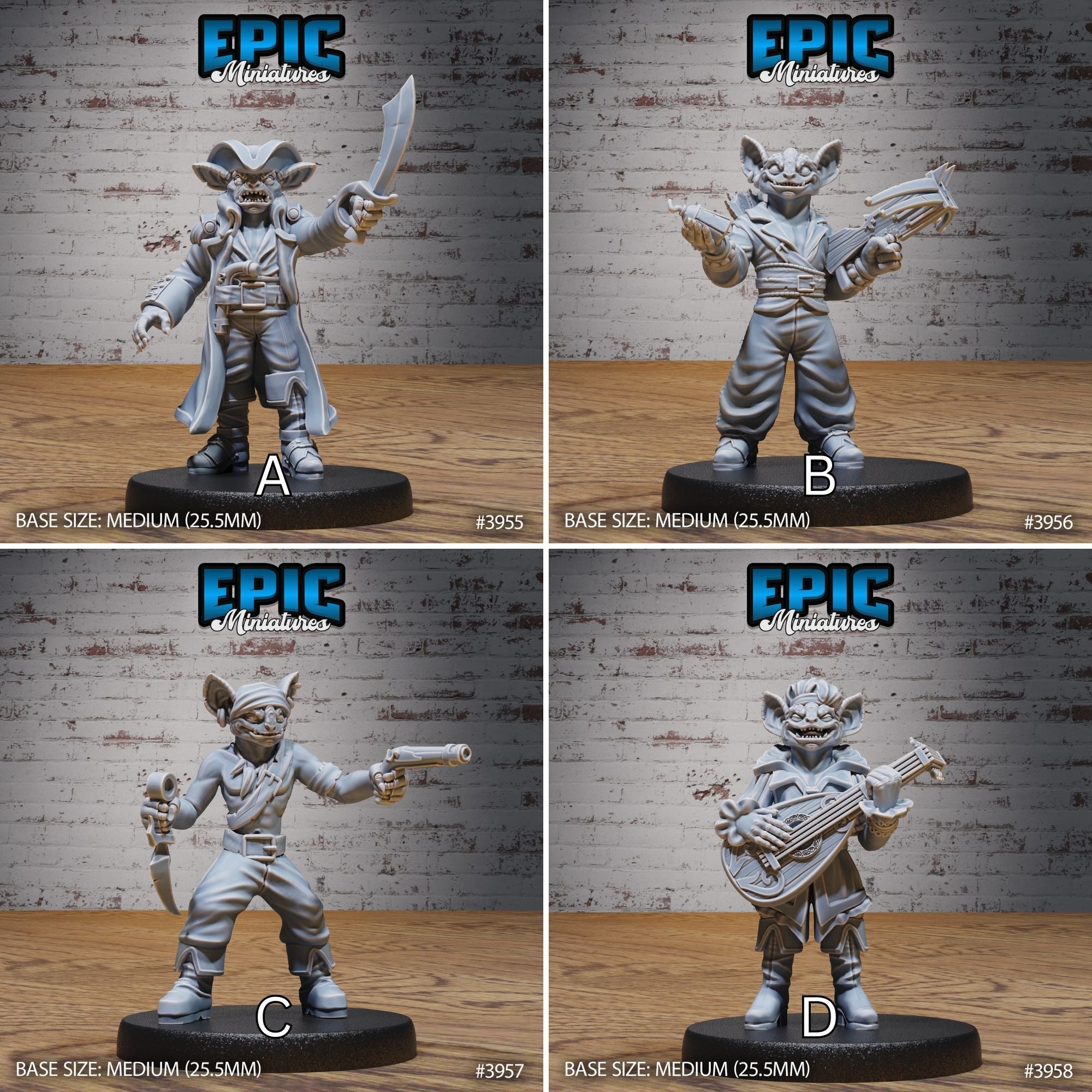 Kobold Pirate - 3d Printed by Epic Miniatures
