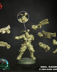 Grol Raiders - 3d Printed Miniature by Crippled God Foundry