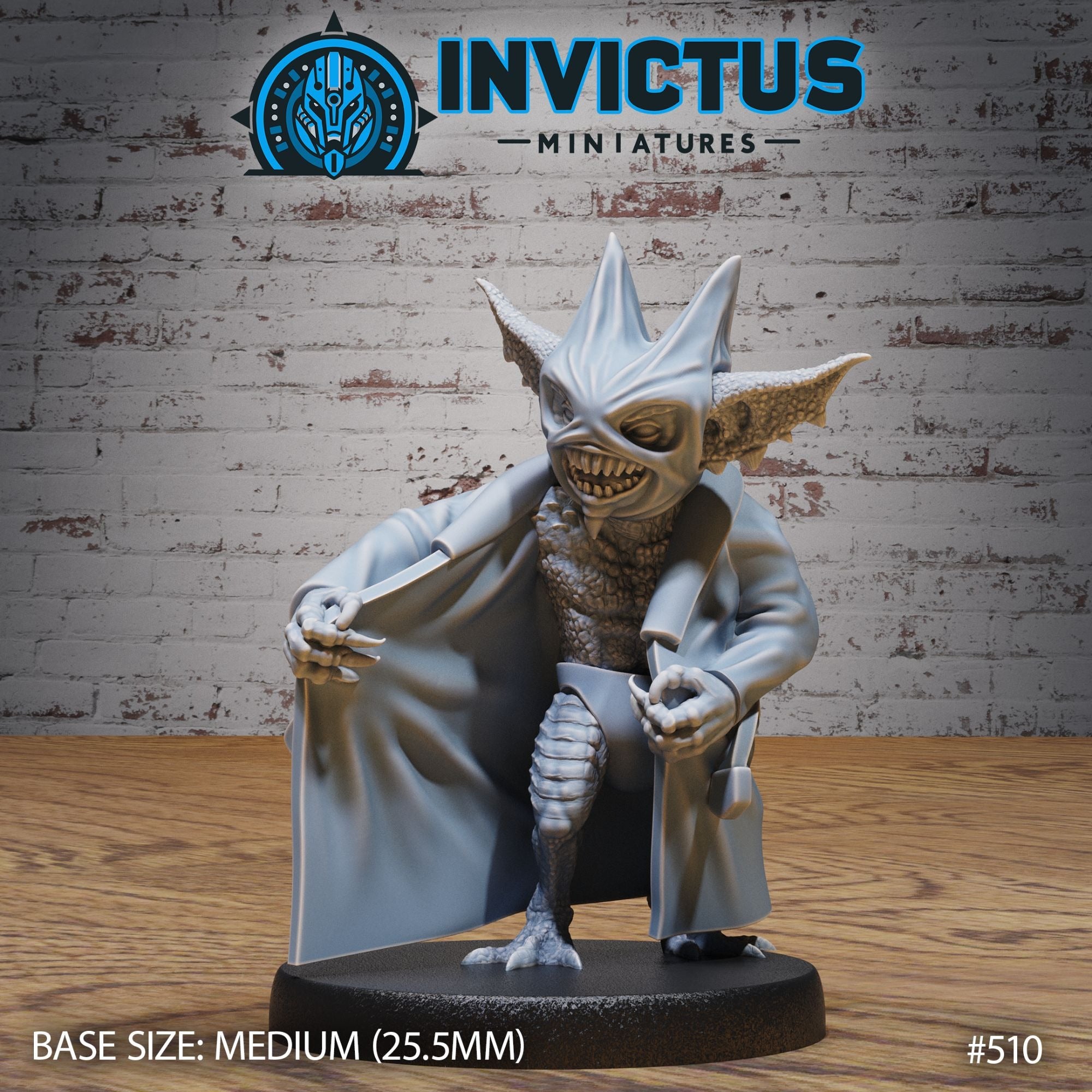 Nibbler Goblin - 3d Printed Miniature Sculpted by Invictus Miniatures