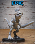 Dino Knight - 3d Printed by Epic Miniatures