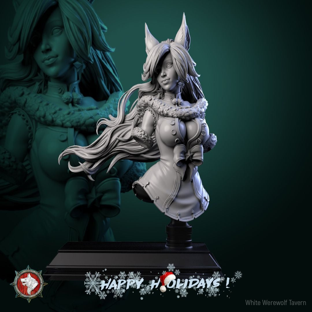 Zarya Snezhnaya BUST - 3d Printed Miniature Sculpted by White Werewolf Tavern