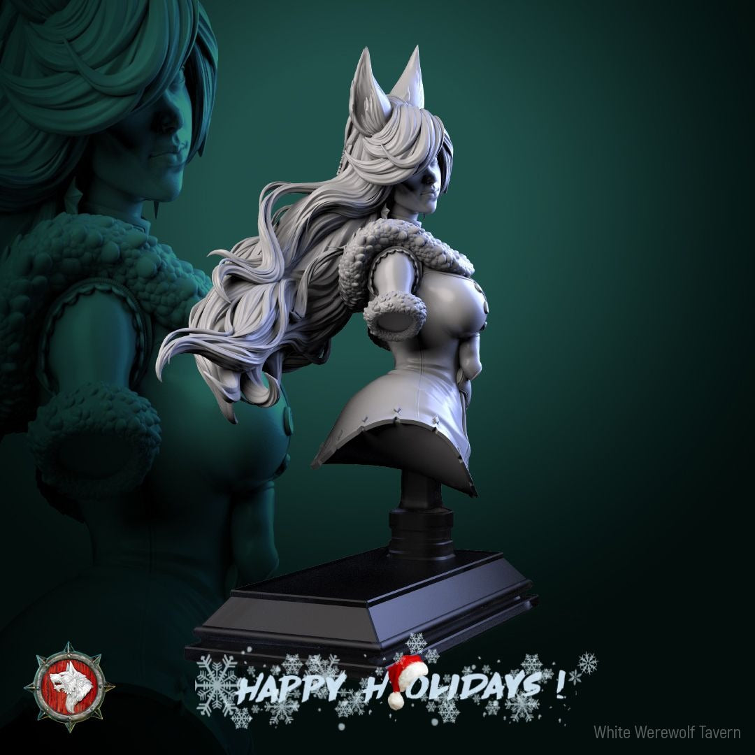 Zarya Snezhnaya BUST - 3d Printed Miniature Sculpted by White Werewolf Tavern