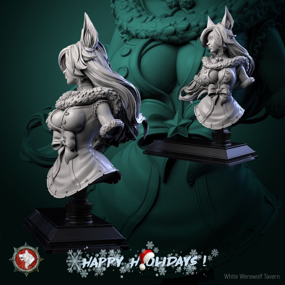 Zarya Snezhnaya BUST - 3d Printed Miniature Sculpted by White Werewolf Tavern
