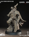 a statue of a man with a sword