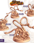Displazr (Displacer Beast) - Fantastic Creatures - 3d Printed Miniature Sculpted by Cast N Play