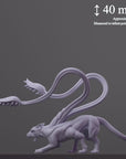 Displazr (Displacer Beast) - Fantastic Creatures - 3d Printed Miniature Sculpted by Cast N Play