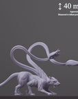 Displazr (Displacer Beast) - Fantastic Creatures - 3d Printed Miniature Sculpted by Cast N Play