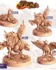 Griffy (Griffin) - Fantastic Creatures - 3d Printed Miniature Sculpted by Cast N Play