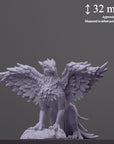 Griffy (Griffin) - Fantastic Creatures - 3d Printed Miniature Sculpted by Cast N Play