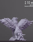 Griffy (Griffin) - Fantastic Creatures - 3d Printed Miniature Sculpted by Cast N Play