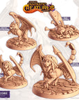 Manicore (Manticore) - Fantastic Creatures - 3d Printed Miniature Sculpted by Cast N Play