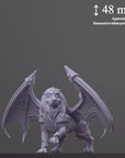 Manicore (Manticore) - Fantastic Creatures - 3d Printed Miniature Sculpted by Cast N Play