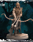 Dark Elf Archer - Army of Darkness: Dark Elves - 3d Printed Miniature Sculpted by Monolith Arts