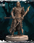 Dark Elf Archer - Army of Darkness: Dark Elves - 3d Printed Miniature Sculpted by Monolith Arts
