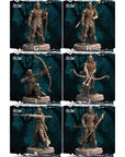 Dark Elf Archer - Army of Darkness: Dark Elves - 3d Printed Miniature Sculpted by Monolith Arts