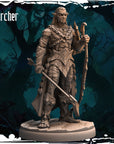Dark Elf Archer - Army of Darkness: Dark Elves - 3d Printed Miniature Sculpted by Monolith Arts