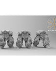 Minoan Assault Myrmidons - 5 Model Modular Unit 3d Printed Sculpted by Atlan Forge