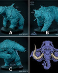 Dire Bear - 3d Printed Miniature by Mammoth Factory
