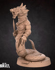 Yuan-Ti - Iconic Monsters - 3d Printed Miniature sculpted by Bite the Bullet