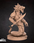Yuan-Ti - Iconic Monsters - 3d Printed Miniature sculpted by Bite the Bullet