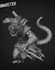 Ninja Rats with Sais - 3d Printed Miniature Sculpted by Goon Master Games