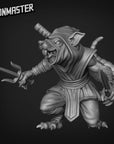 Ninja Rats with Sais - 3d Printed Miniature Sculpted by Goon Master Games