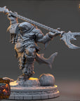Thressik of the Deep - The Selachians of the Undertow (Sharkfolk) - 3d Printed Miniature sculpted by Daybreak Miniatures