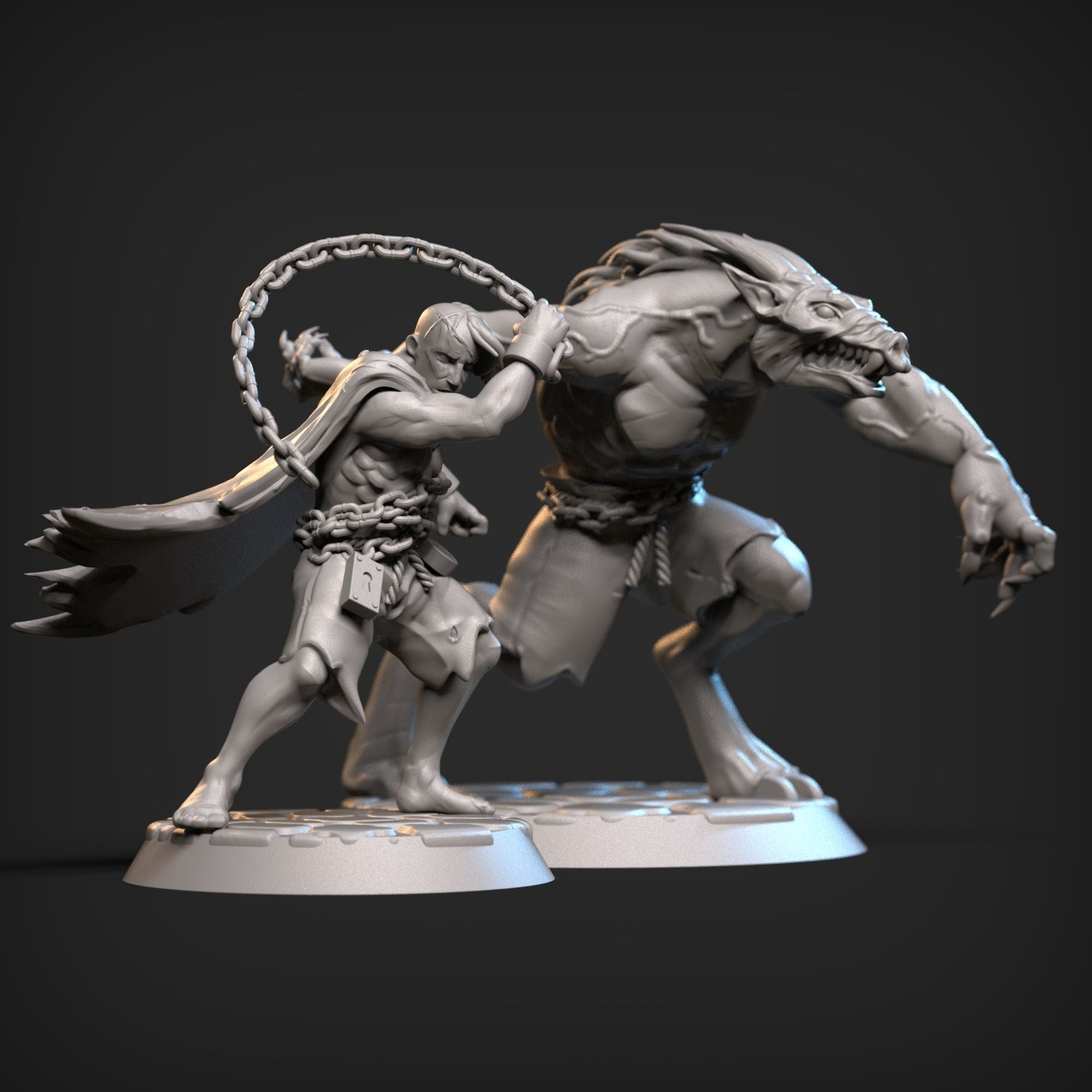 Abomination - 3d Printed Miniature Sculpted by Z Kino