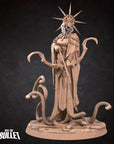 Gwen, the Dark Sun - 3d Printed Miniature sculpted by Bite the Bullet