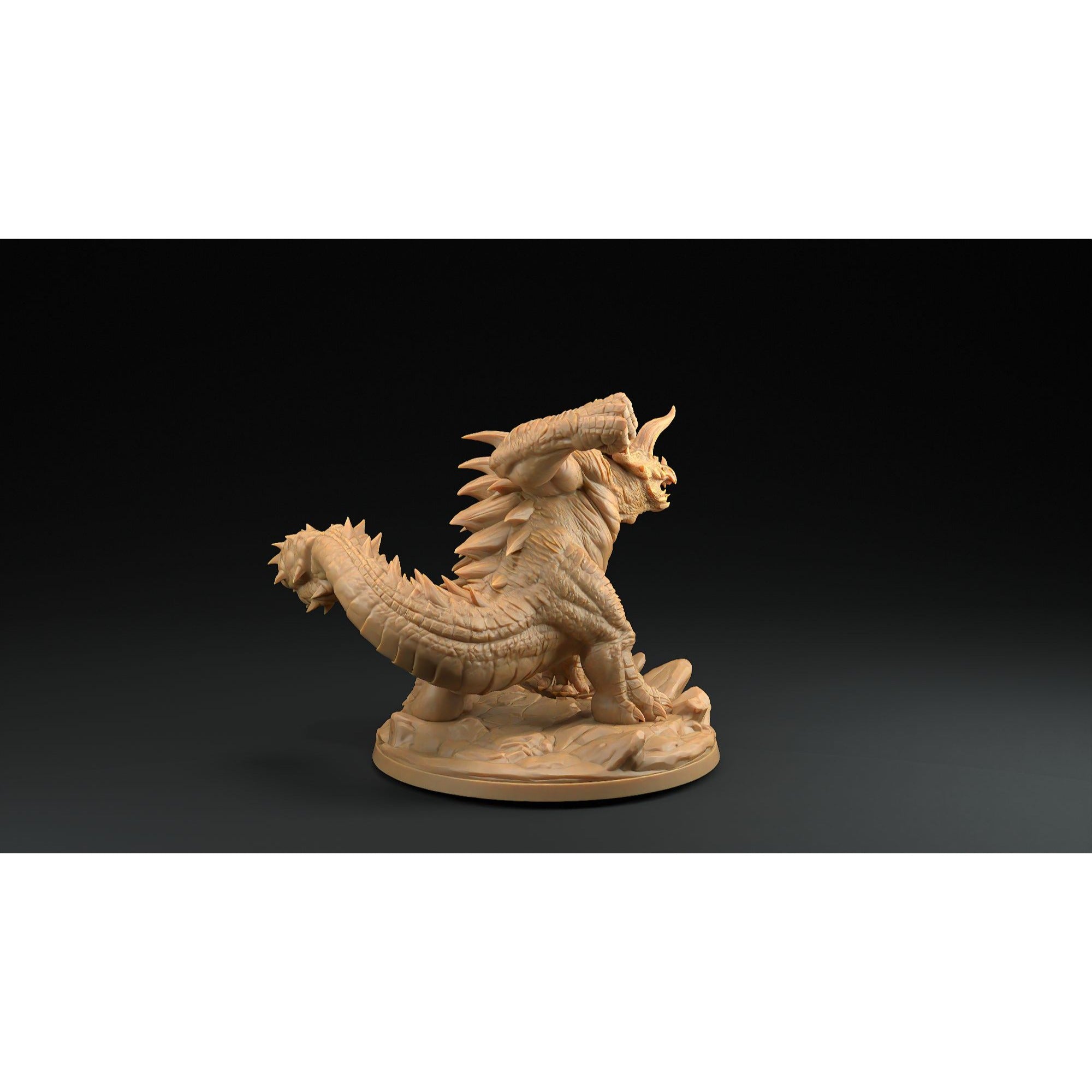 Tricerahulk - 3d Printed Miniature by Dragon Trappers Lodge