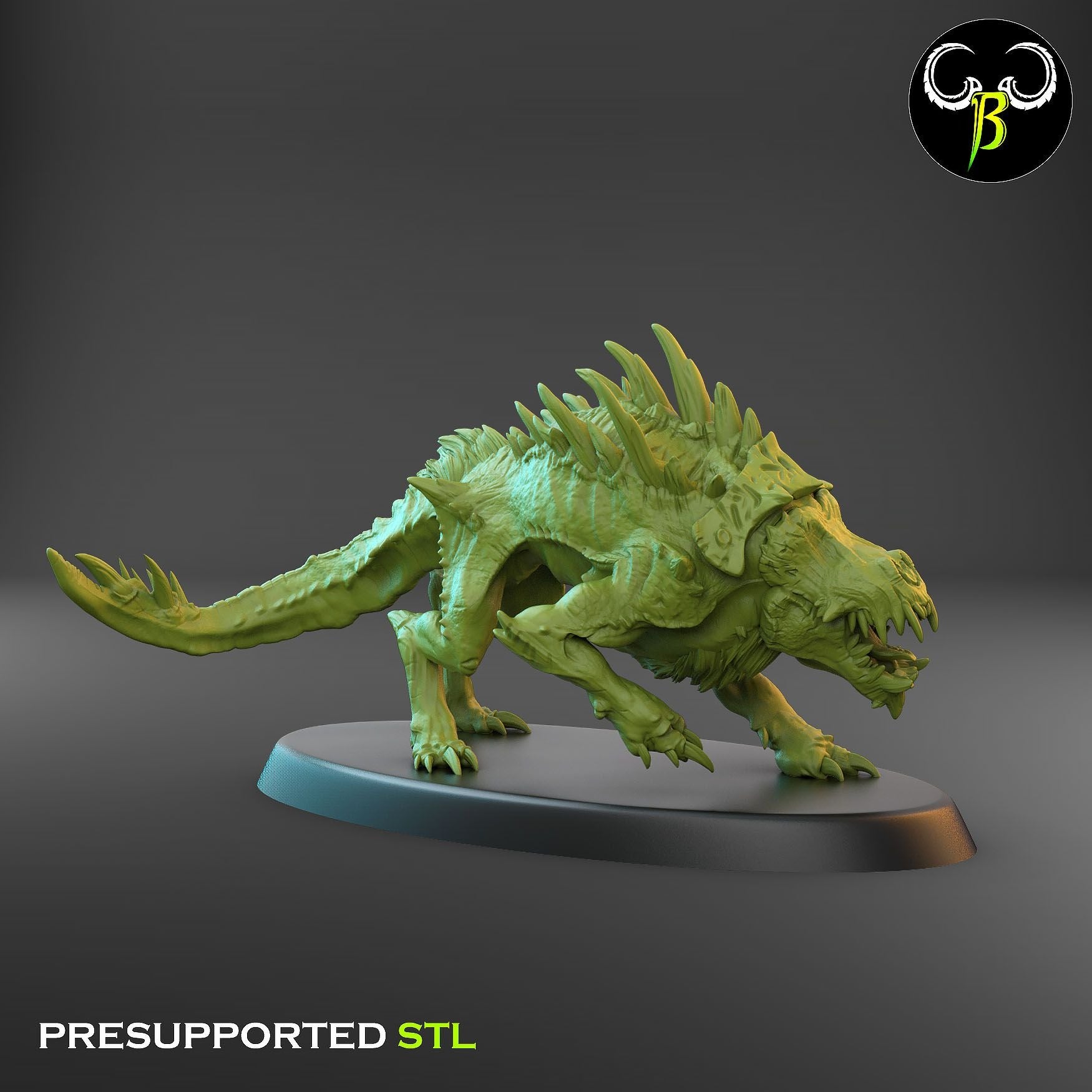 Sanguine Hunters - Dark Legions - 3d Printed Miniature Sculpted by Clay Beast Creations