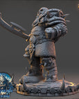 Guldrek the Ravager - The Frostbane Legion (Ice Orcs) - 3d Printed Miniature sculpted by Daybreak Miniatures