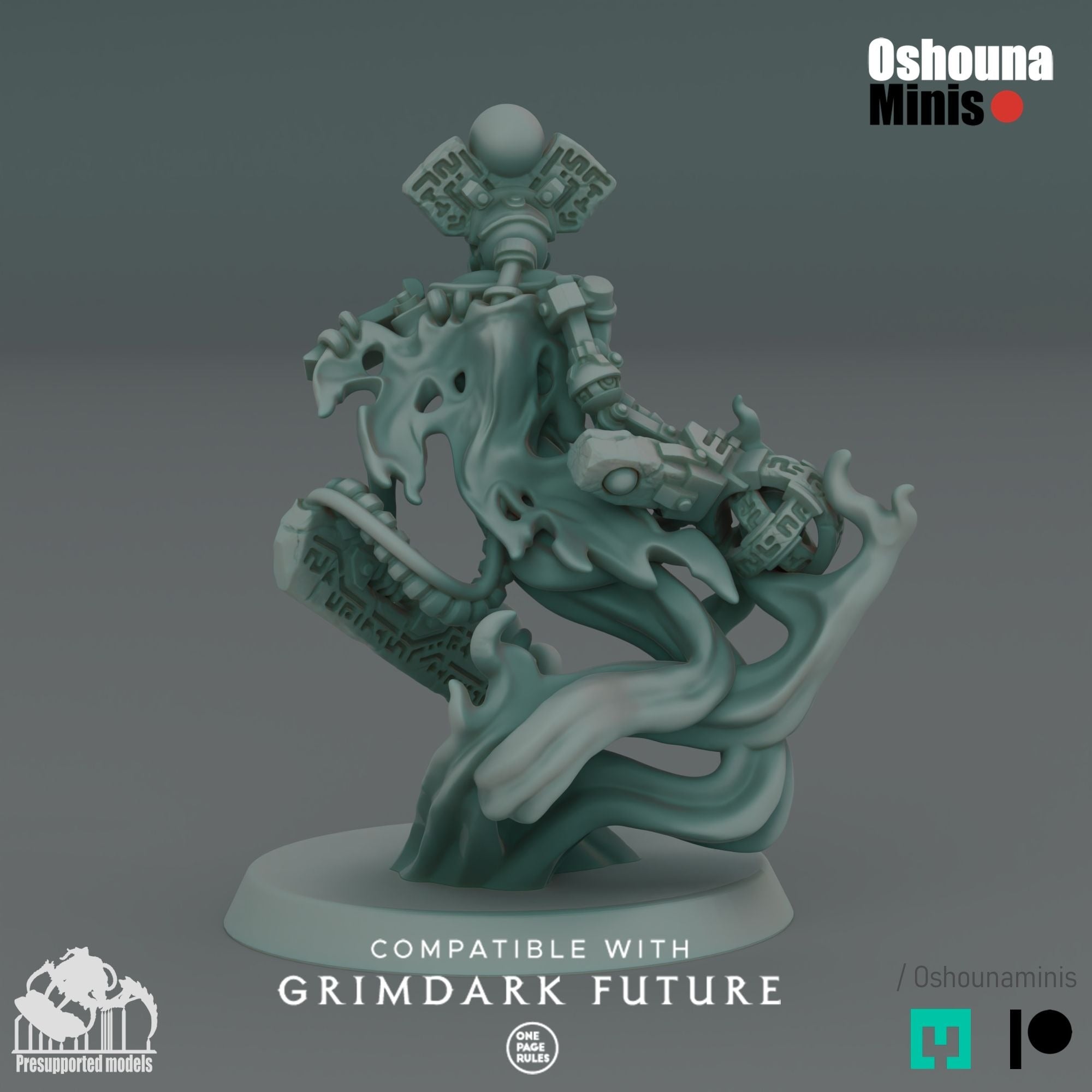 Doomed Empire Leader - 3d Printed Miniature by OshounaMinis