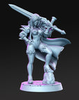 Zeera - Order of the Iron Lily - 3d Printed Miniature Sculpted by RN Estudio