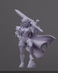 Zeera - Order of the Iron Lily - 3d Printed Miniature Sculpted by RN Estudio
