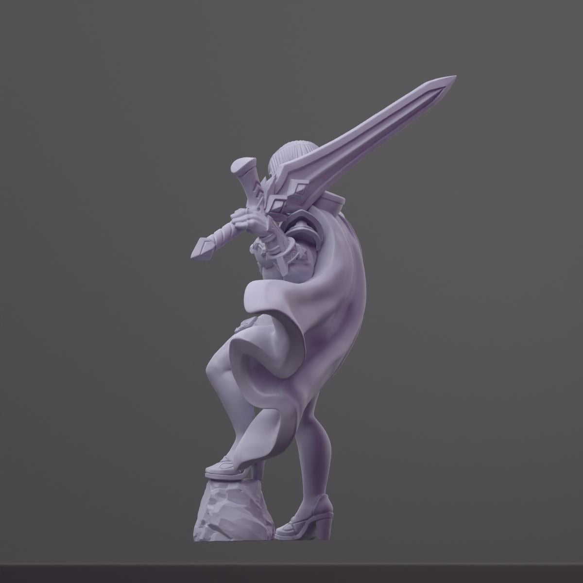 Zeera - Order of the Iron Lily - 3d Printed Miniature Sculpted by RN Estudio