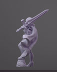 Zeera - Order of the Iron Lily - 3d Printed Miniature Sculpted by RN Estudio