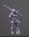 Zeera - Order of the Iron Lily - 3d Printed Miniature Sculpted by RN Estudio