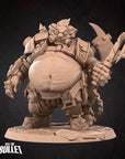 Junkhog Clown - Horror Circus - 3d Printed Miniature sculpted by Bite the Bullet