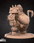 Junkhog Clown - Horror Circus - 3d Printed Miniature sculpted by Bite the Bullet