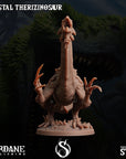 Crystal Therizinosaur - Dino Domination - 3d Printed Miniature Sculpted by Sordane Publishing