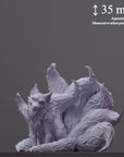 Kitsu (Kitsune) - Fantastic Creatures - 3d Printed Miniature Sculpted by Cast N Play