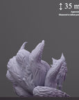 Kitsu (Kitsune) - Fantastic Creatures - 3d Printed Miniature Sculpted by Cast N Play