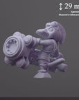 Driv Clanker, Platypus Tinkerer Battle-Mage - 3d Printed Miniature by DiceHeads