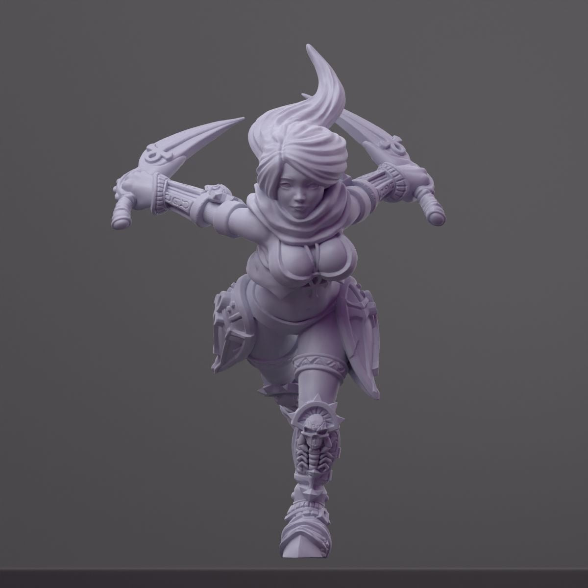 Mikasa - Order of the Iron Lily - 3d Printed Miniature Sculpted by RN Estudio